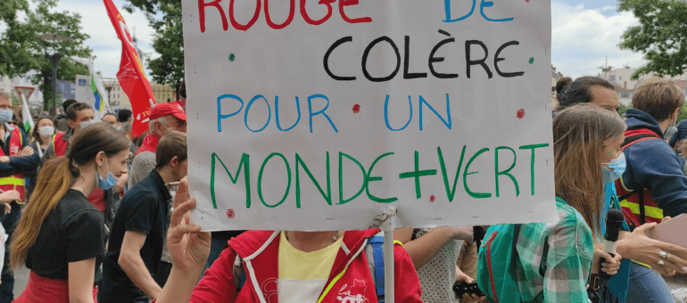 Marche pour le climat à Lyon : écolos et syndicats tentent de converger