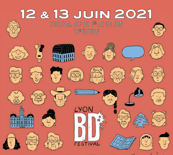 Bannière du Lyon BD festival 2021