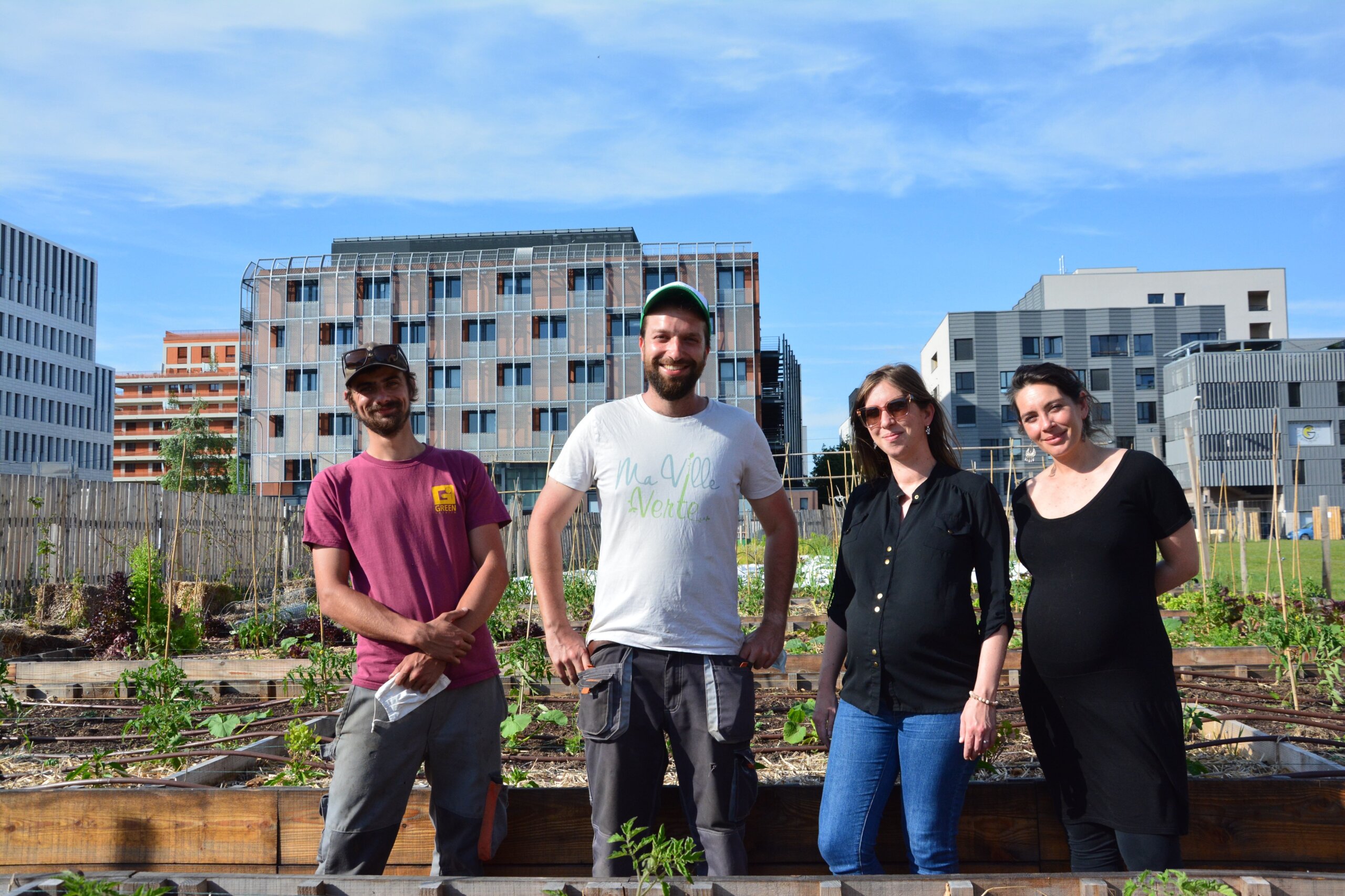 Ma ville verte compte quatre personnes