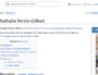La page wikipédia de Nathalie Perrin-Gilbert, adjointe au maire et déléguée à la culture.