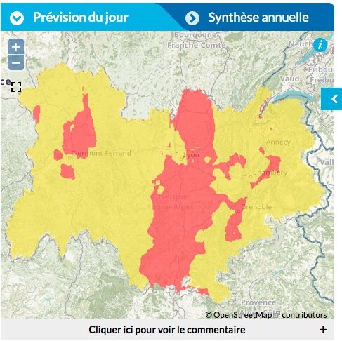 A Lyon, pic de pollution à l’ozone : retour de la circulation différenciée