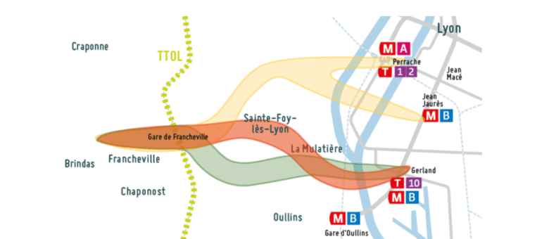 Abandon du projet de téléphérique  Lyon – Francheville
