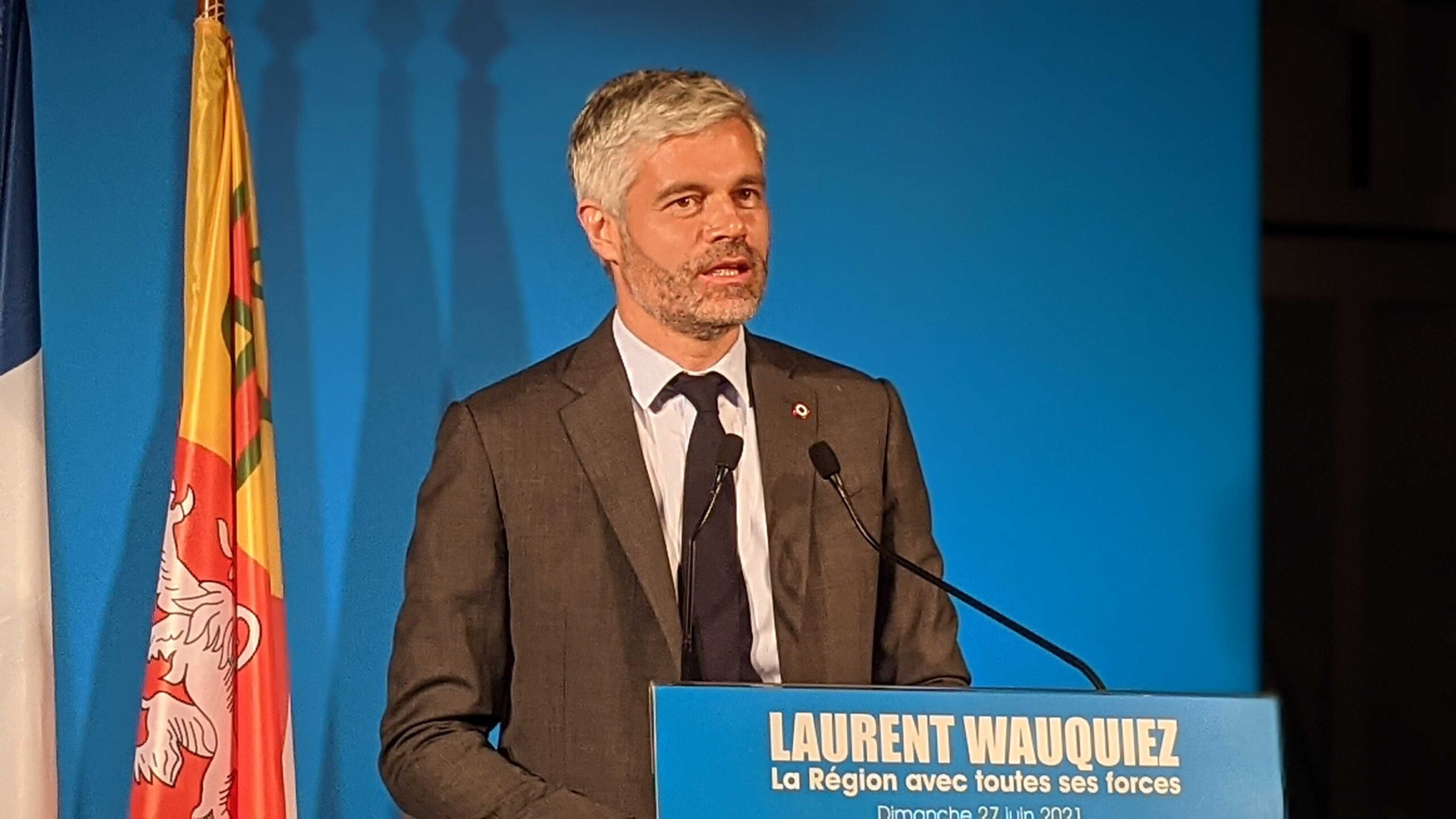 Laurent Wauquiez élections régionales 2021 victoire