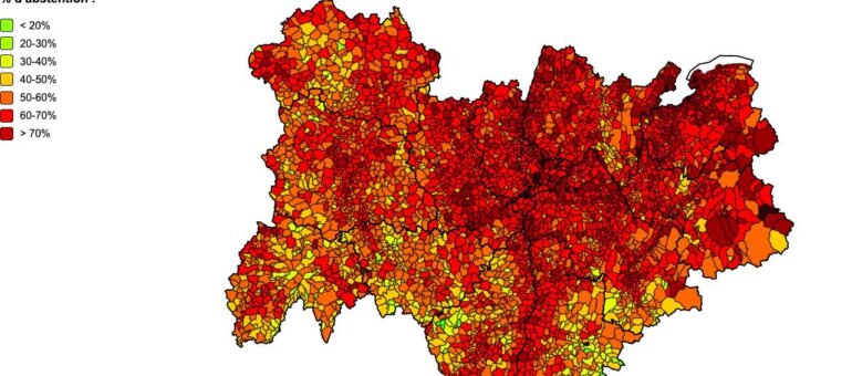 Régionales en Auvergne-Rhône-Alpes : l’abstention massive à la loupe