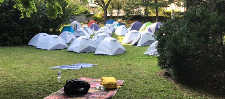 Lyon : une manifestation en soutien aux jeunes migrants de la Croix-Rousse