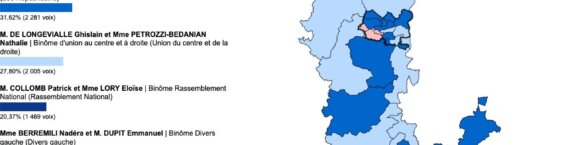 Résultats canton Gleizé départementales 2021 Rhône