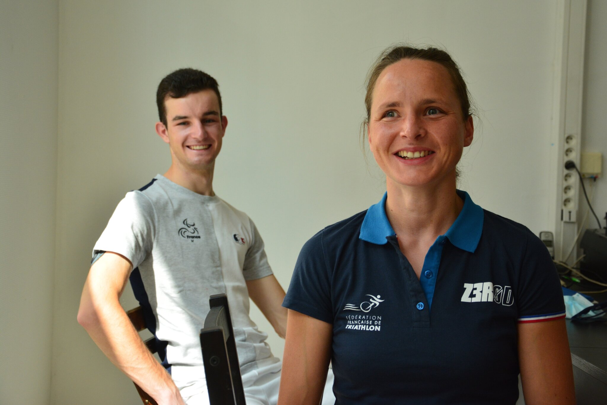 Annouck Curzillat, triathlète aux Jeux paralympiques grâce à un pompier