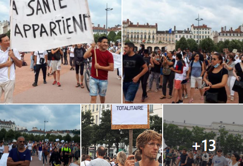 A Lyon, des manifestations éclatées contre le pass sanitaire ce samedi