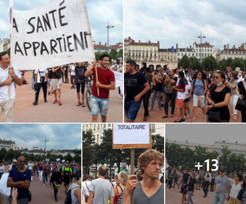 A Lyon, des manifestations éclatées contre le pass sanitaire ce samedi