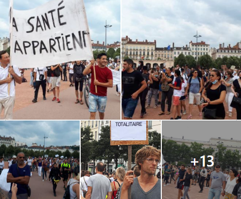 Manifestation à Lyon