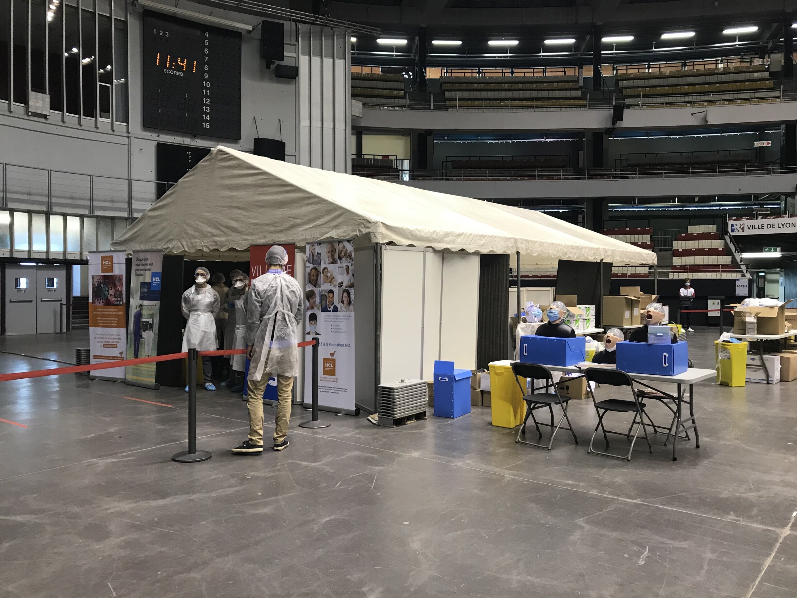 centre dépistage covid Gerland Lyon