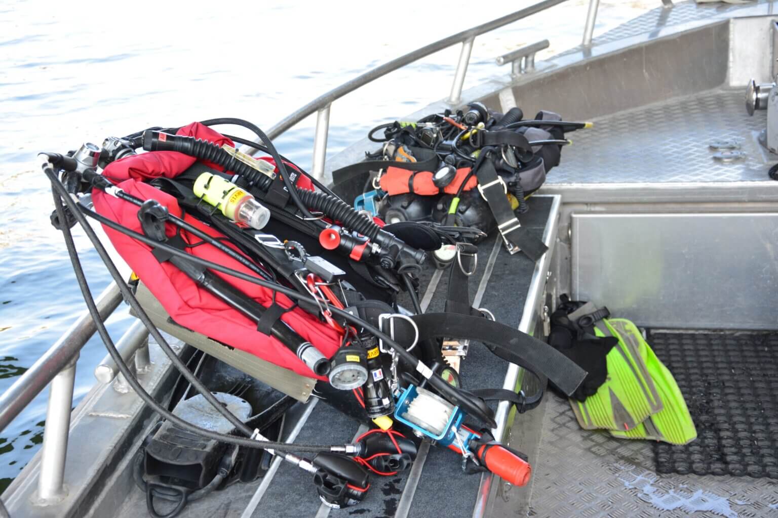 sac à dos sapeurs-pompiers plongeurs Rhône