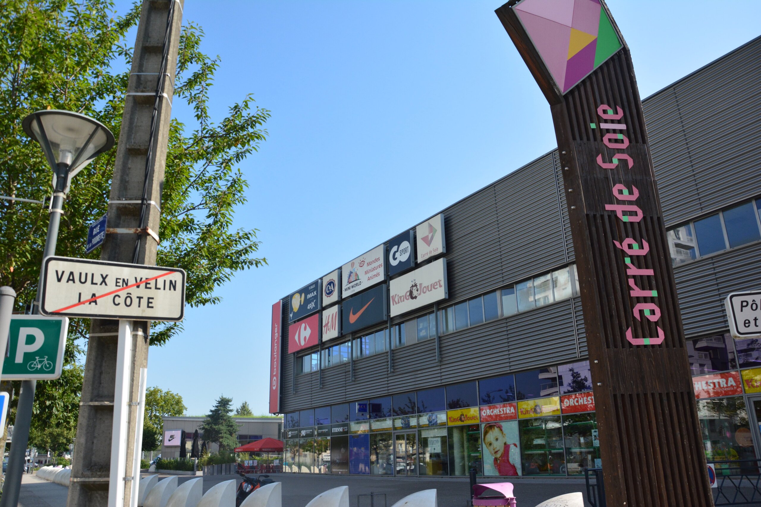 L'entrée du Carré de Soie