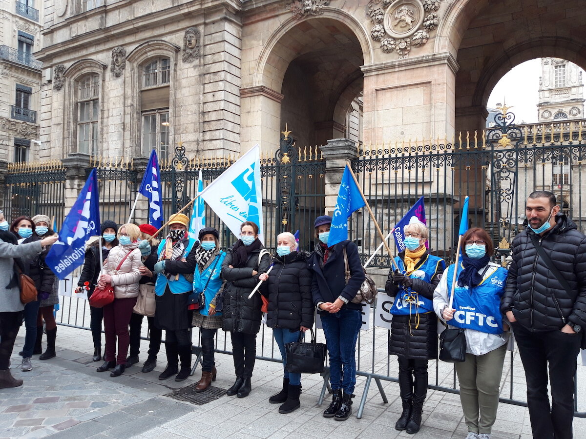 Ville de Lyon agents grève