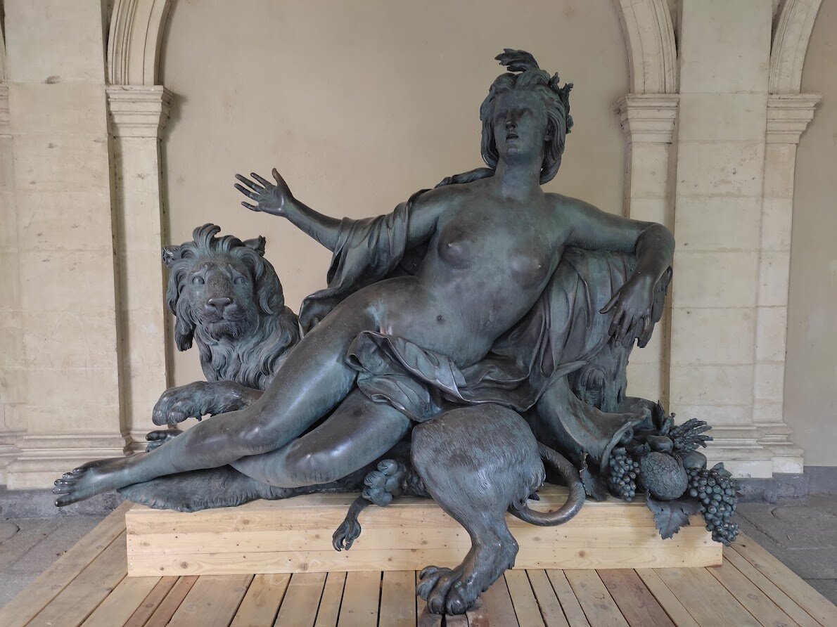 Statue de la Saône des frères Coustou