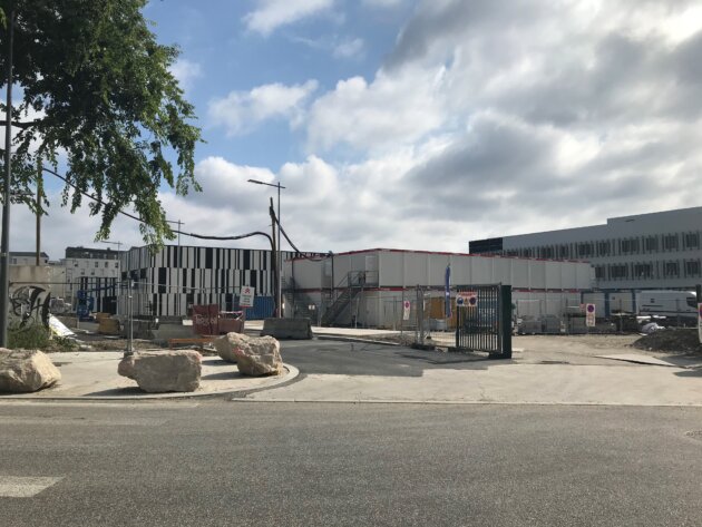 The new Gisèle Halimi middle school, in the 7th arrondissement of Lyon, opened at the start of the school year in September 2021. 