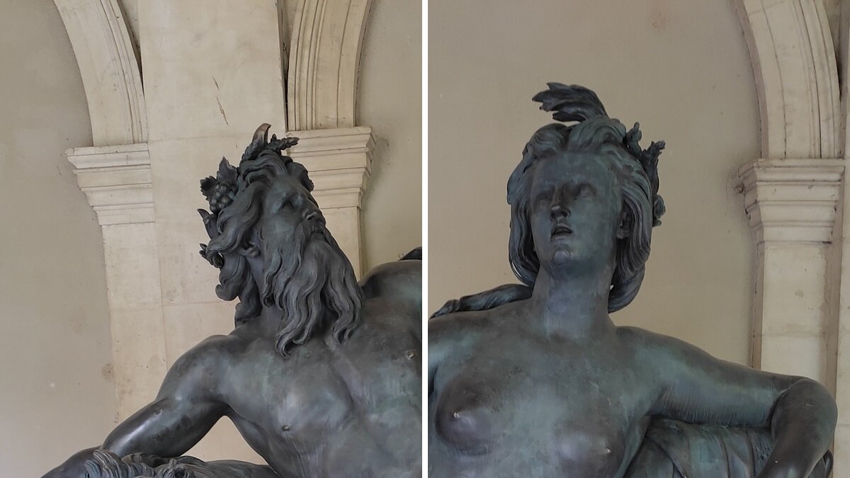 De la place Bellecour au musée : itinéraire des statues des frères Coustou, le Rhône et la Saône