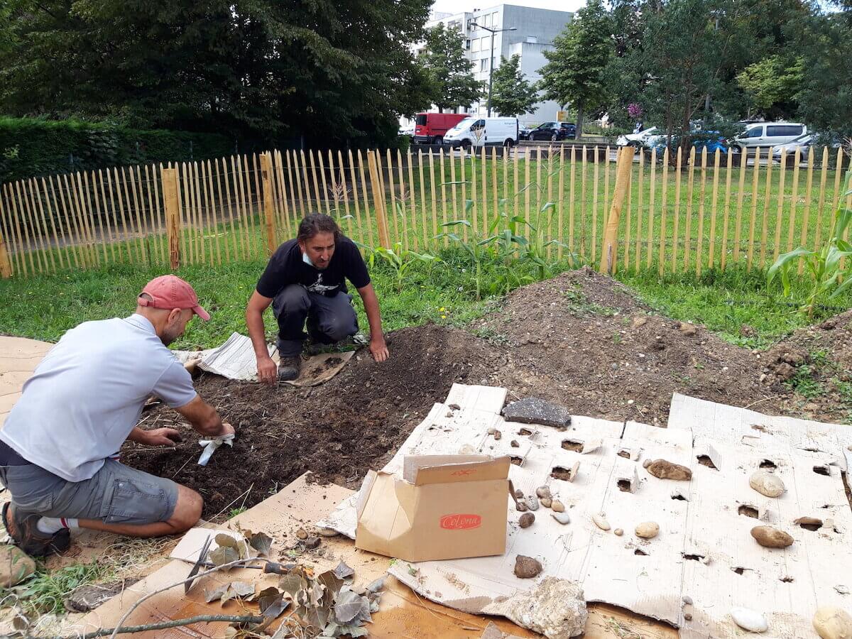 jardin potager Sauvergarde Lyon Duchère ferme