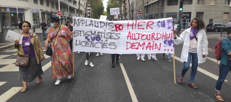 Soignants contre l’obligation vaccinale : » On sera toujours là après le 15 septembre «