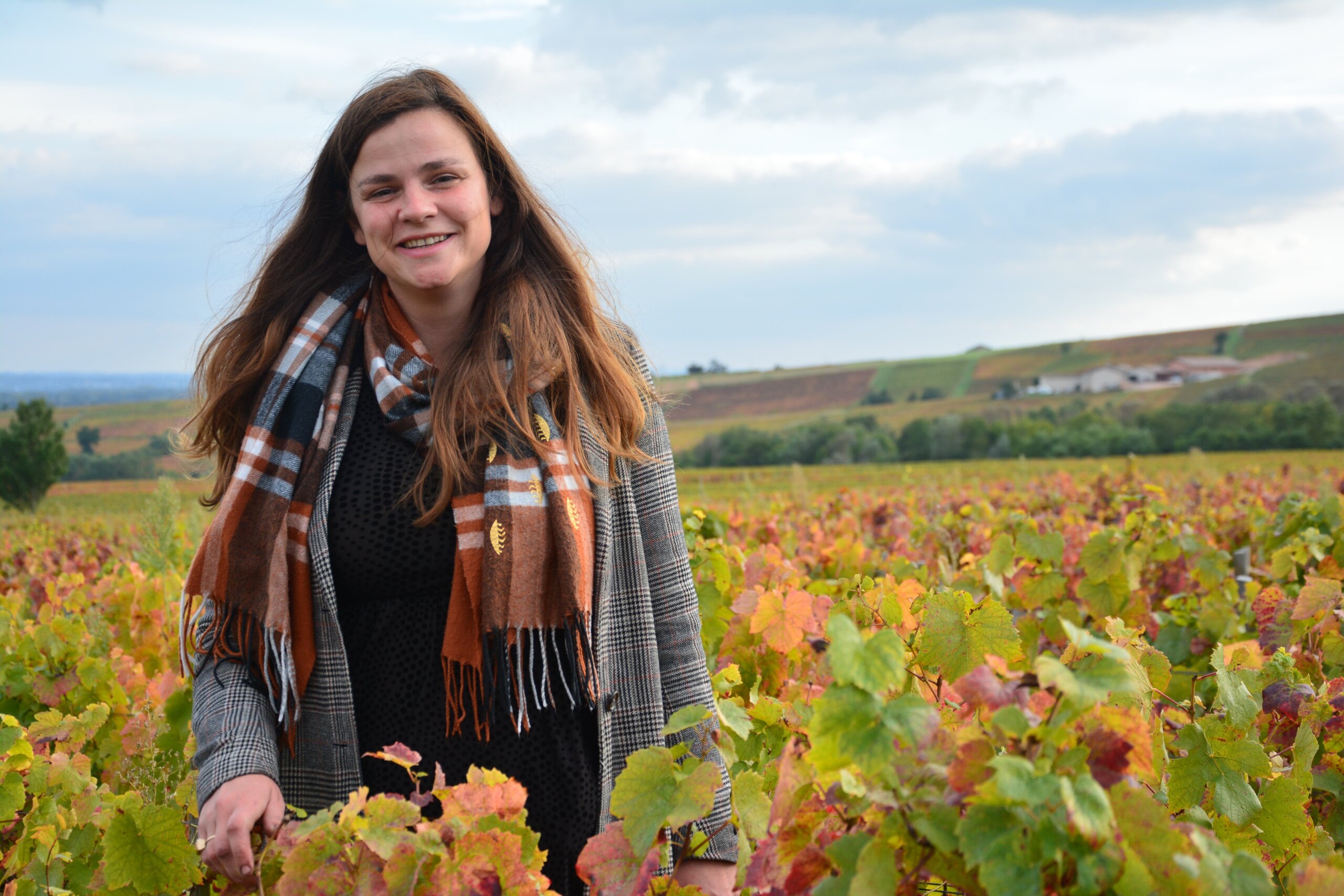 Elisa Guérin, vigneronne du Beaujolais, reprend peu à peu les vignes de son père ©PL/Rue89Lyon