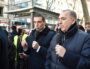 Jean-Marc Morandini et Jordan Bardella, président du Front National, pour l'émisse "Face à la rue" du 24 novembre, consacrée au quartier Guillotière. ©LS/Rue89Lyon