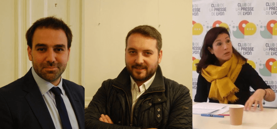 De gauche à droite : Antoine Mellies, Thibaut Monnier et Agnès Marion. Ces trois anciens cadres du RN ont rejoint Eric Zemmour. Crédit DR.