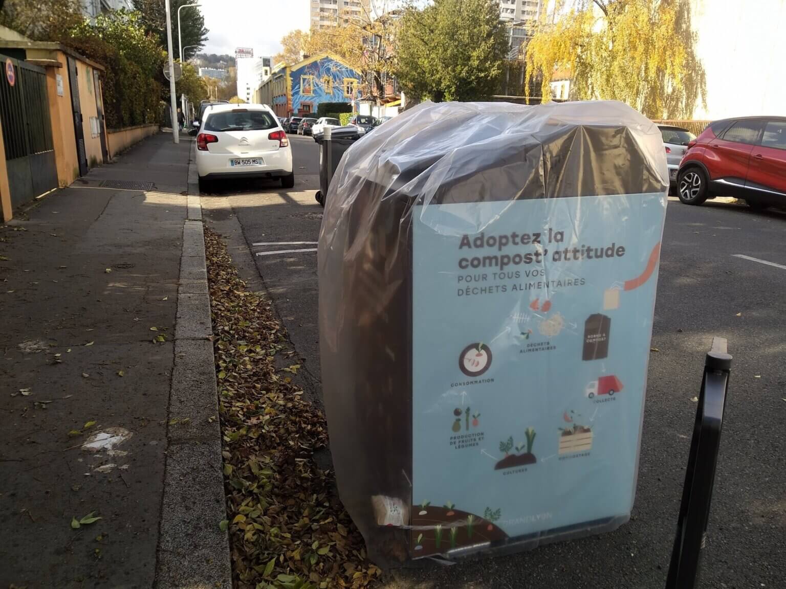 Borne à compost Lyon