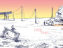 Nouveau groupe de Romain Baret, Essor et Chute (de notre civilisation) retrace l’histoire depuis l’exode rural. DR