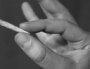 Une cigarette de cannabis. CC