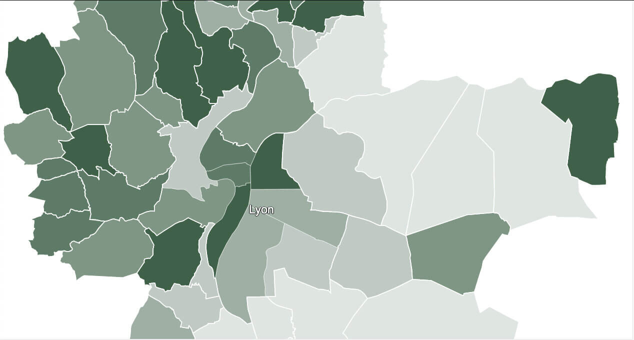 Carte vaccination métropole lyon