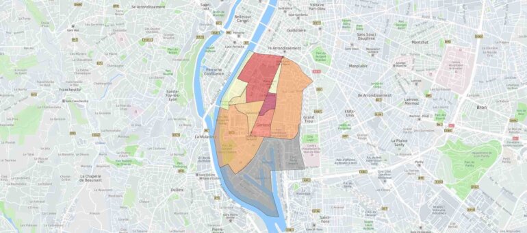 [Cartes] À Lyon, la mue du quartier Gerland