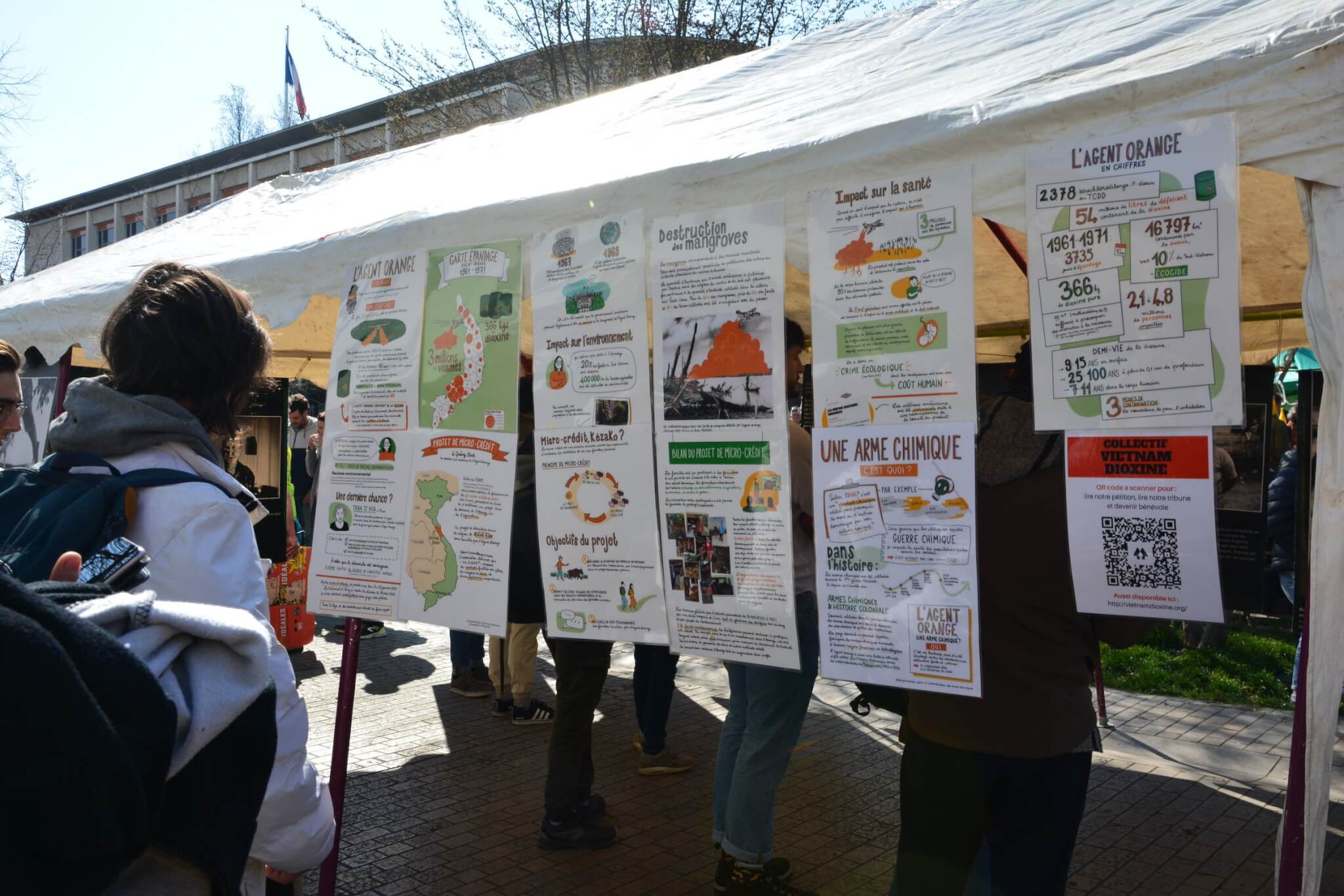 Un stand de la manifestation