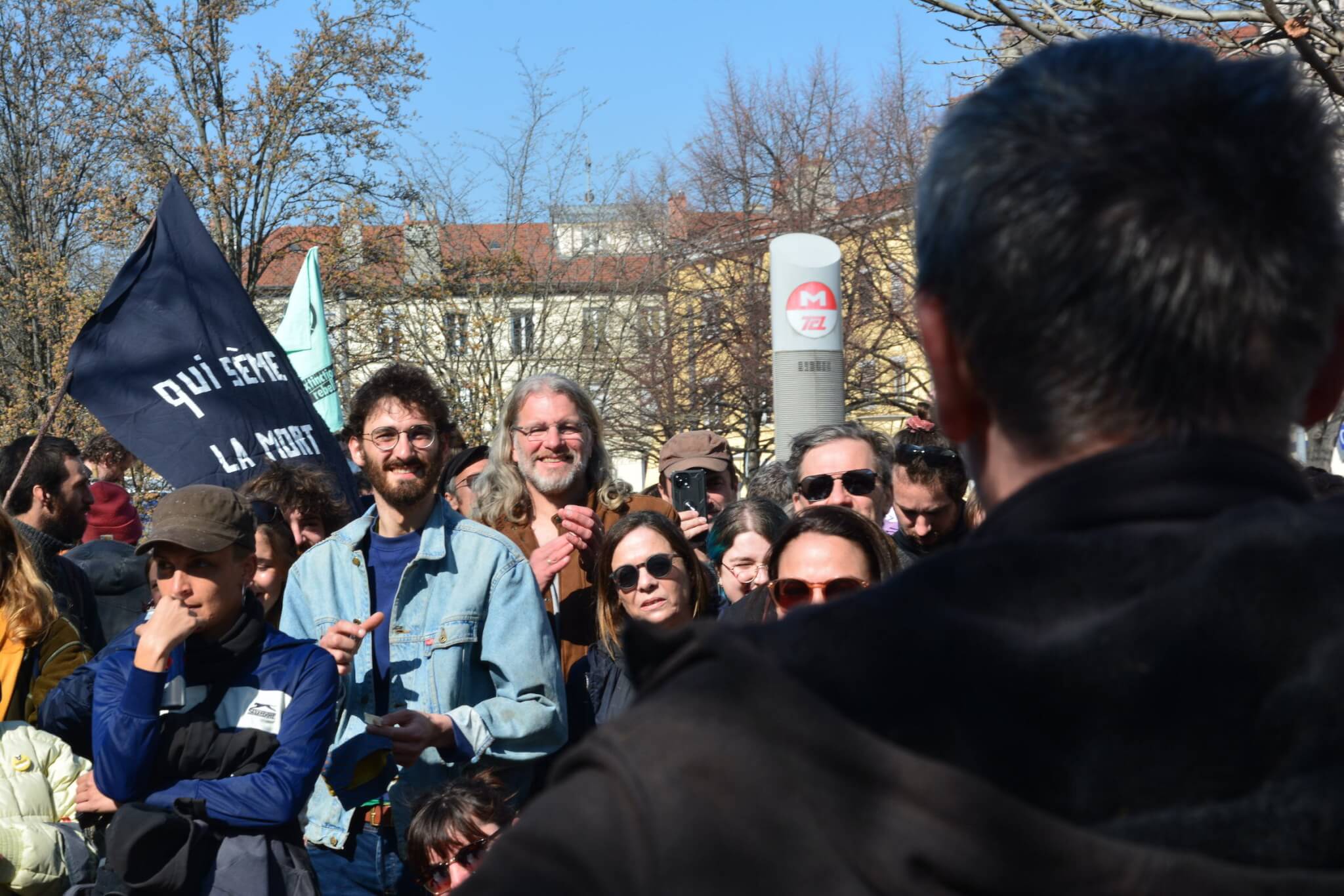 A la manifestation