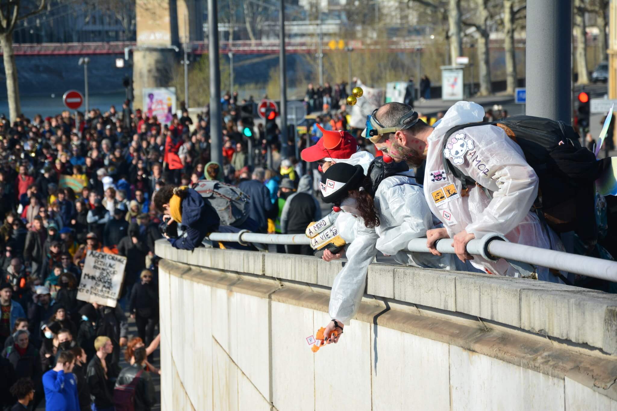 Les clowns manifestants