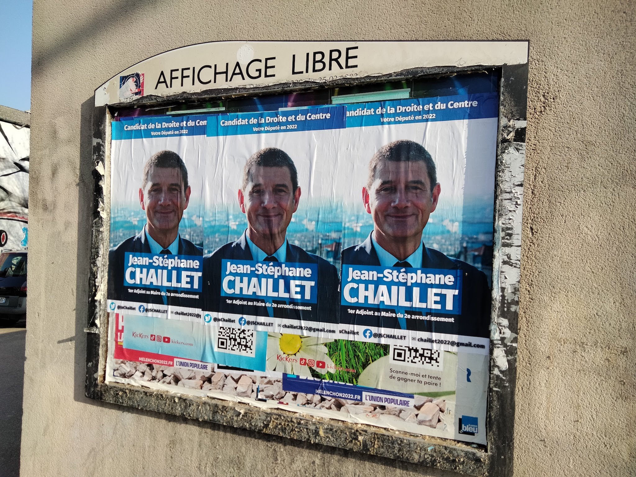 Affiche campagne législatives Jean-Stéphane Chaillet 