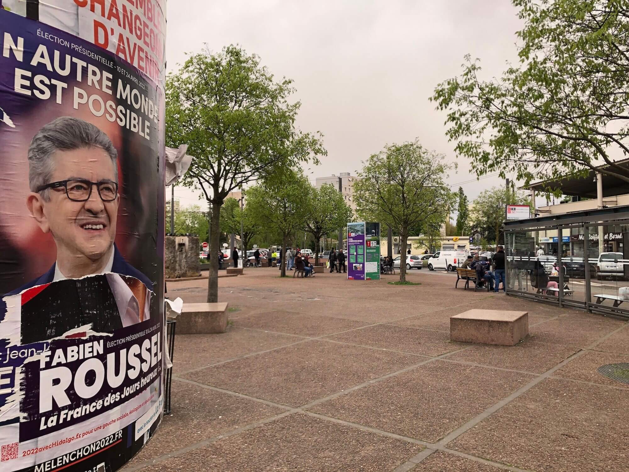 Vaulx-en-Velin présidentielle Mélenchon