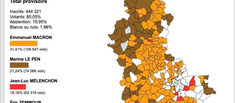 Présidentielle 2022 : les résultats dans toutes les communes du Rhône