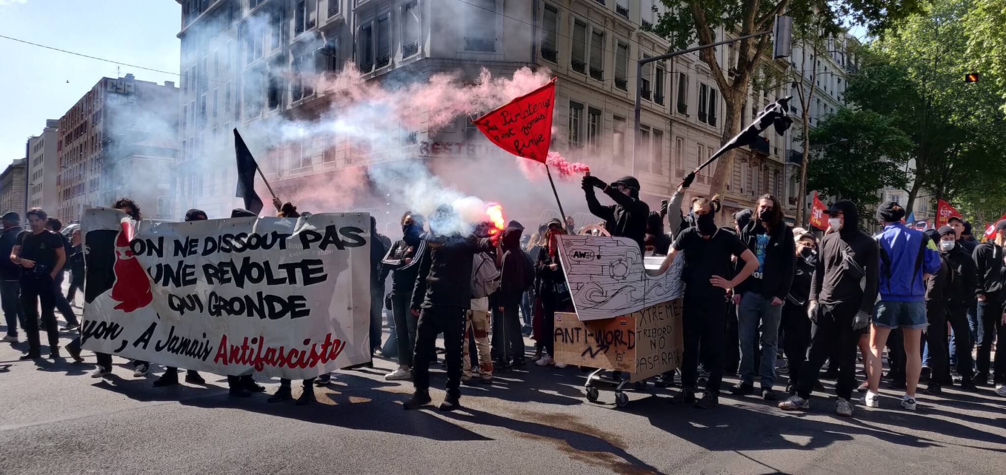 1er mai Lyon antifas