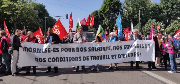 1er mai Lyon intersyndicale manifestation