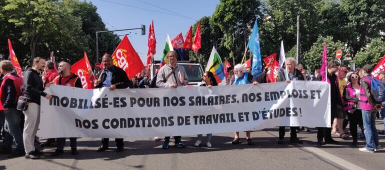 1er Mai à Lyon : l’unité dans la rue, en espérant celle aux législatives