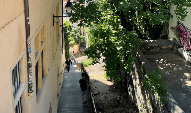 Trail Lyon : montée des Chazeaux