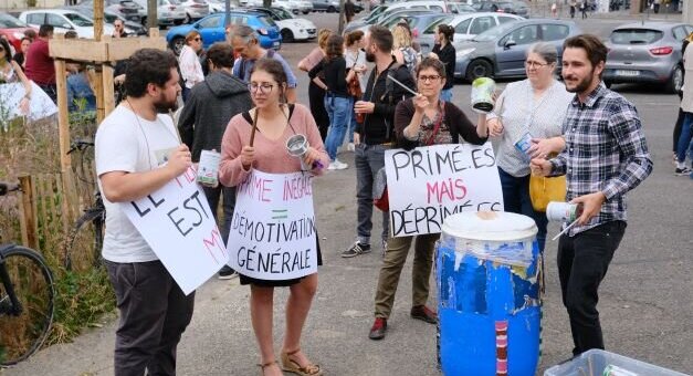 Un rassemblement contre une « prime au mérite » inégale pour les profs de REP+ à Lyon
