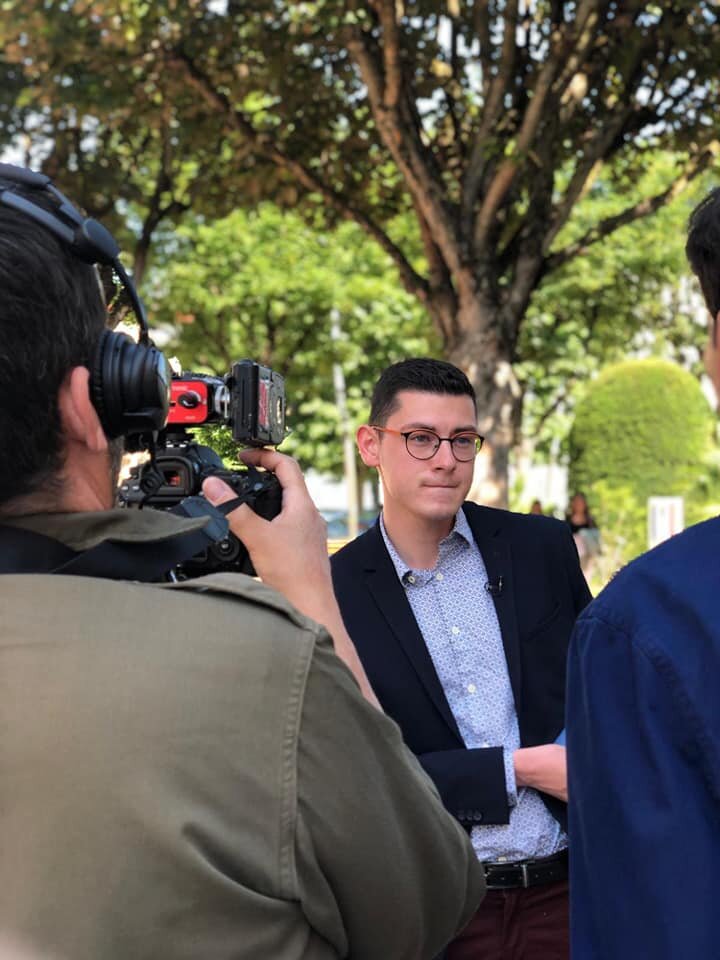 Rémi Berthoux, candidat RN aux législatives dans le nord du Rhône.