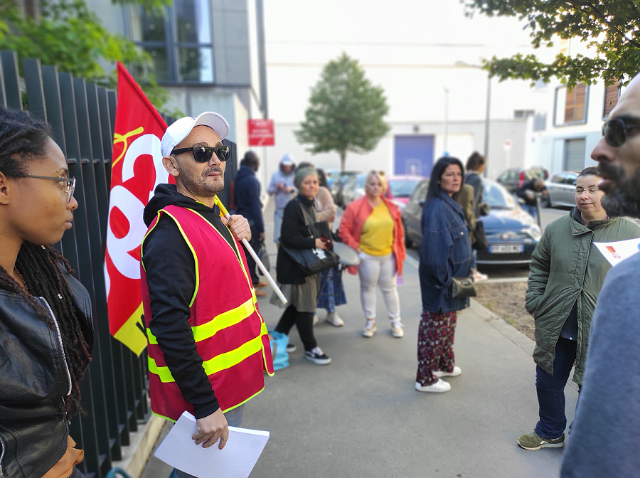 Grève mai 2022 Homeserve Gerland Lyon 7