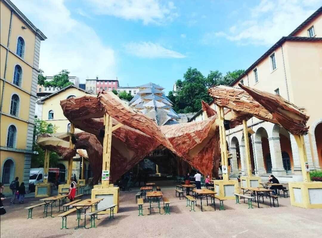 Un poulpe géant déploie ses tentacules en plein Lyon