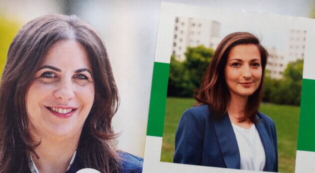 Dans la 3e circonscription du Rhône (une partie des 3e, 7e et 8e arrondissements de Lyon), la députée sera soit la candidate de la majorité présidentielle Sarah Peillon (à gauche), soit la candidate de l'union de la gauche Nupes, Marie-Charlotte Garin (à droite). Photo : propagande électorale.