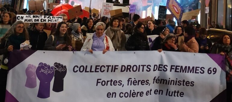 À Lyon, trois manifestations contre les violences faites aux femmes