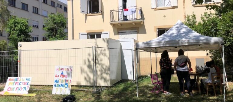 À Lyon, les jeunes migrants du squat le Chemineur vont lever le camp