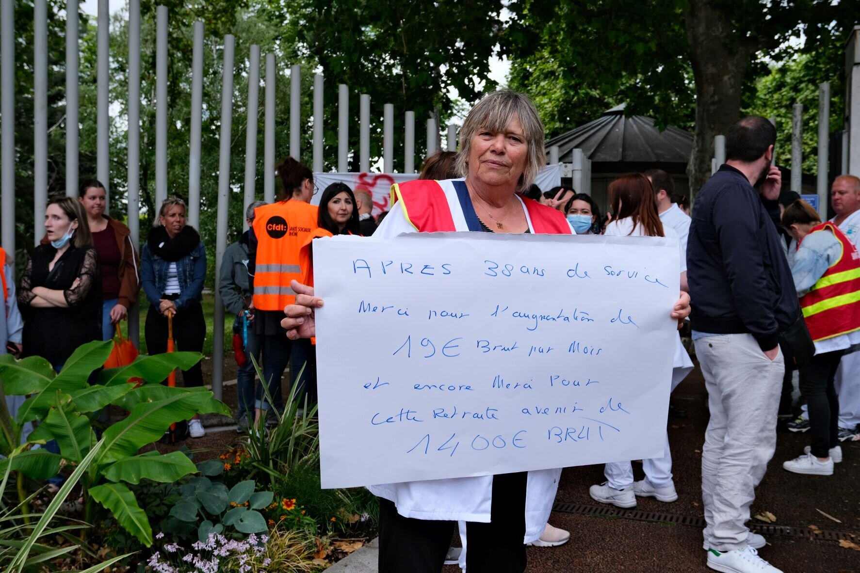 Martine Peudepiece, aide soignante à l'hôpital psychiatrique Saint Jean de Dieu. ©LS/Rue89Lyon