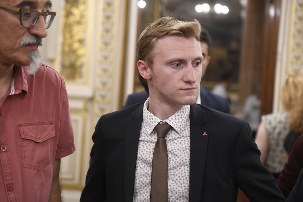 Warren Dalle, à la préfecture du Rhône le 12 juin 2022 ©HH/Rue89Lyon